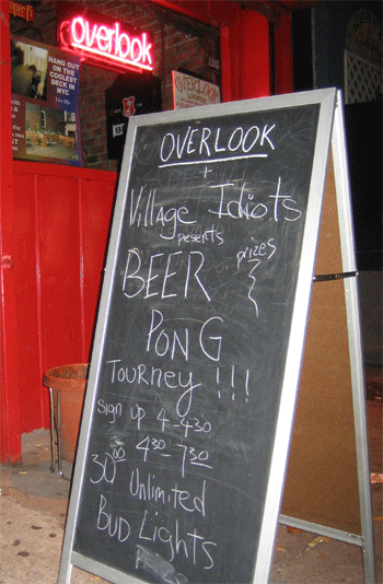 Overlook Beer Pong