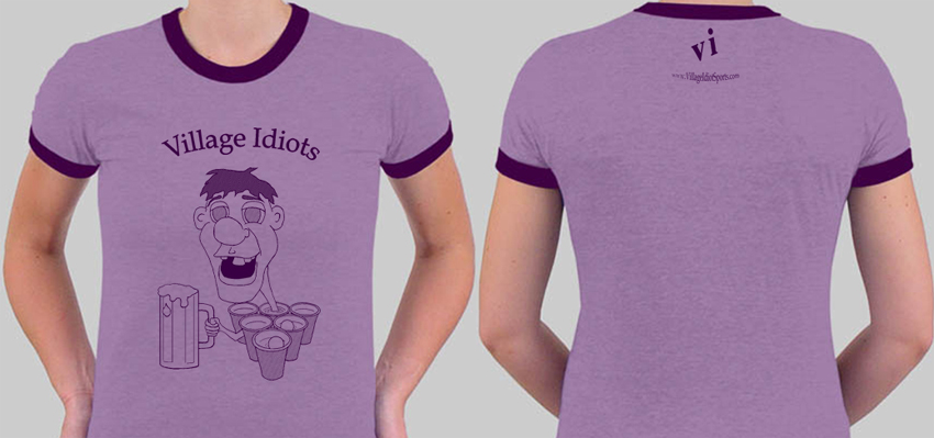 BeerPong Girly Gym Tee