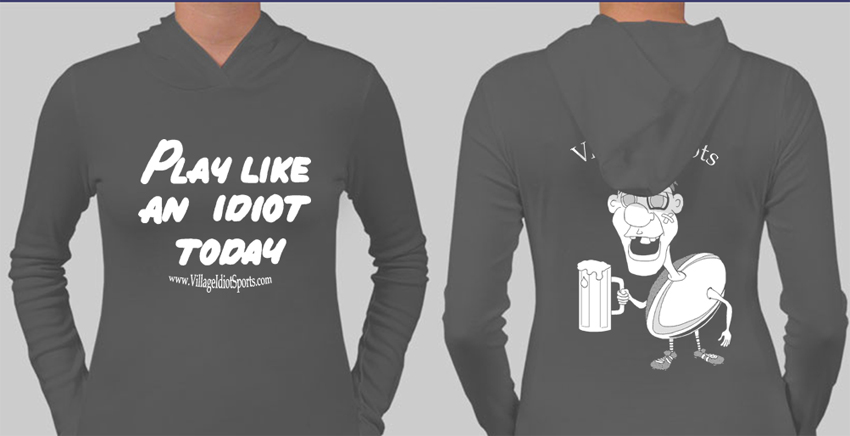 Play Like Rugby Girl Hoodie